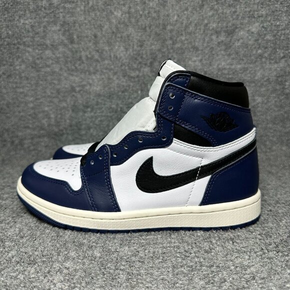 Jordan 1 Retro High OG Midnight Navy Shoes DZ5485-401 Mens 5 / Womens 6.5 - Picture 3 of 10